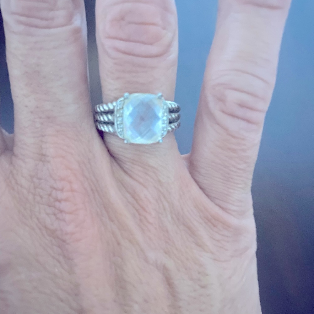David Yurman, Petite Wheaton with Pavé diamonds